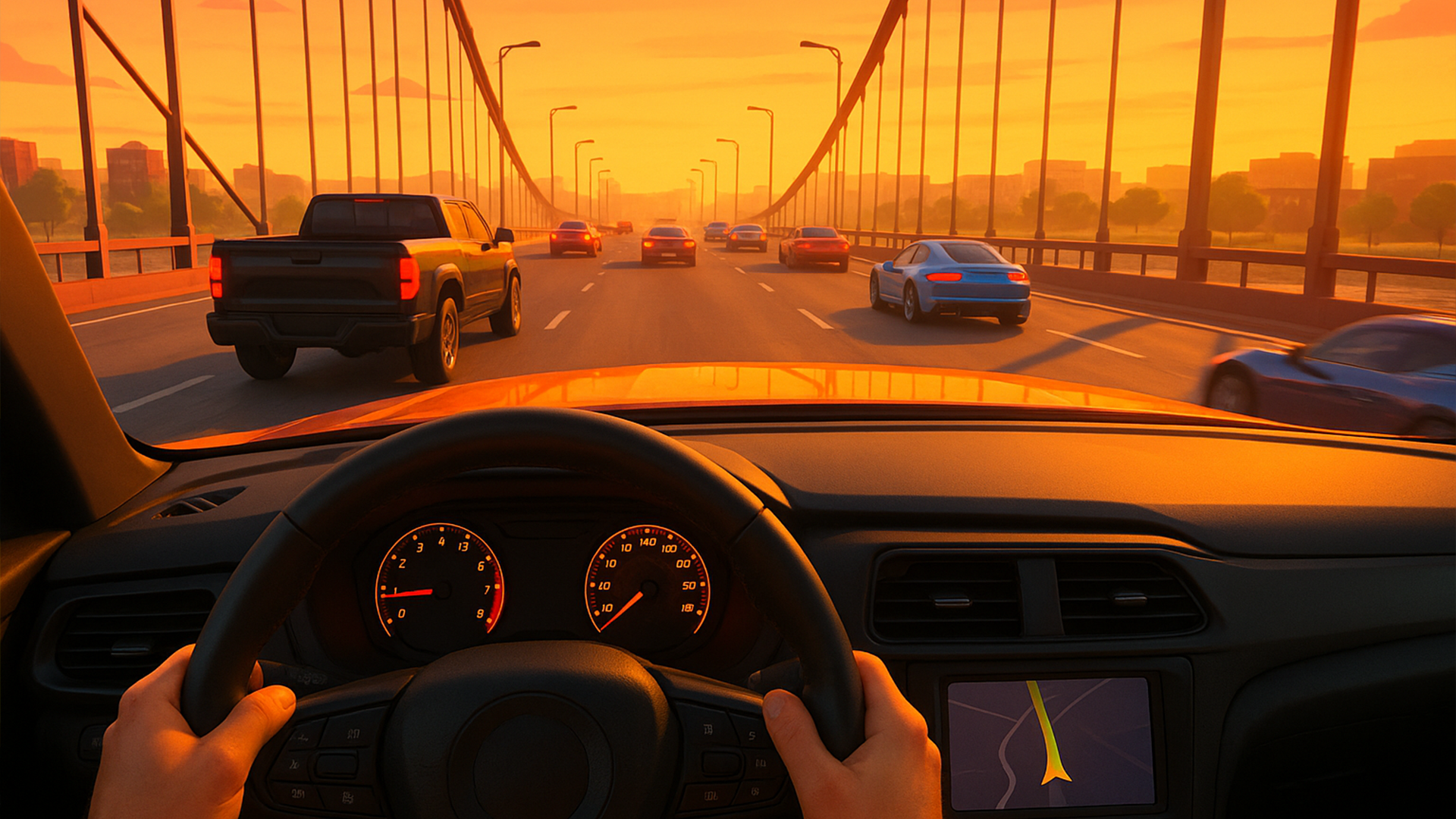 Xtreme Highway Traffic Racing Game Screenshot