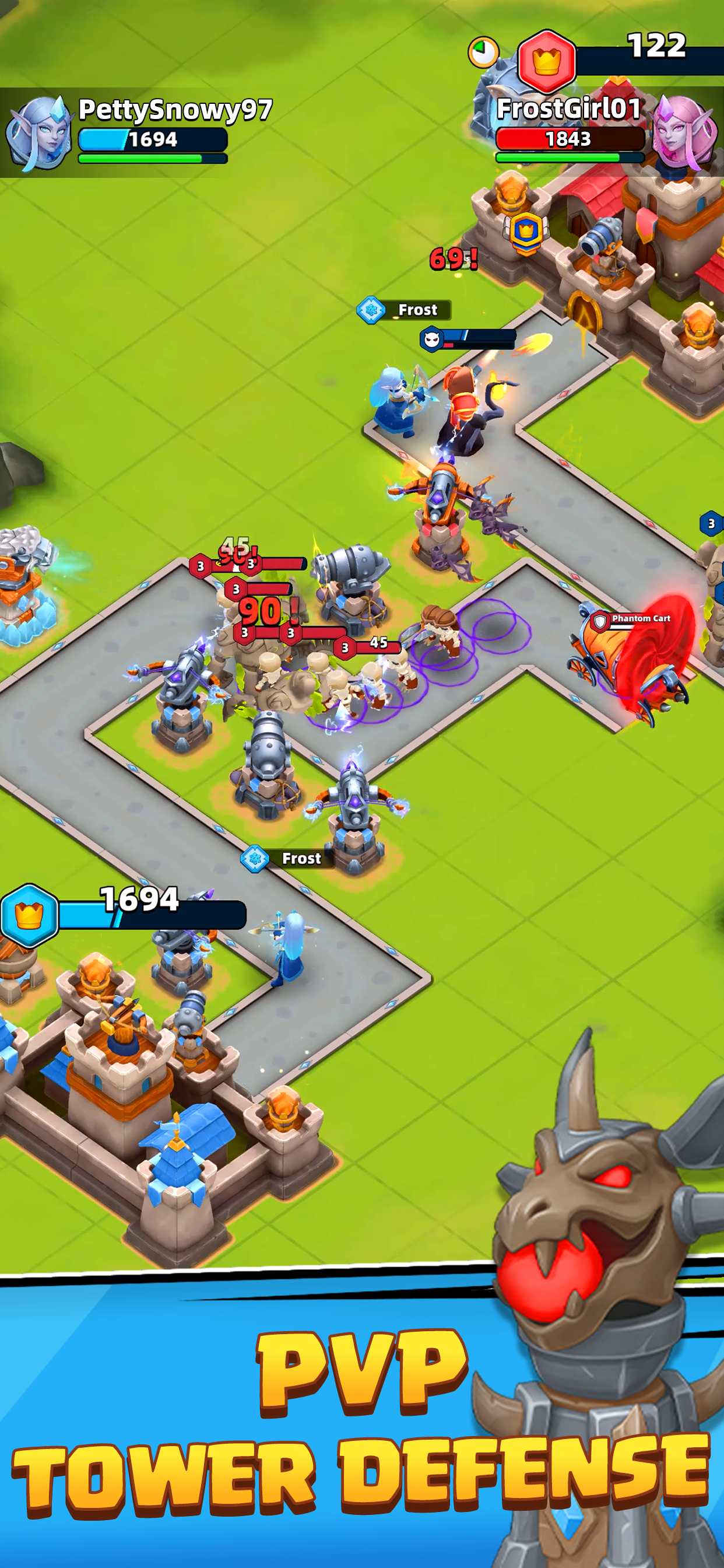 Скриншот игры Arcane Arena: Tower Defense TD