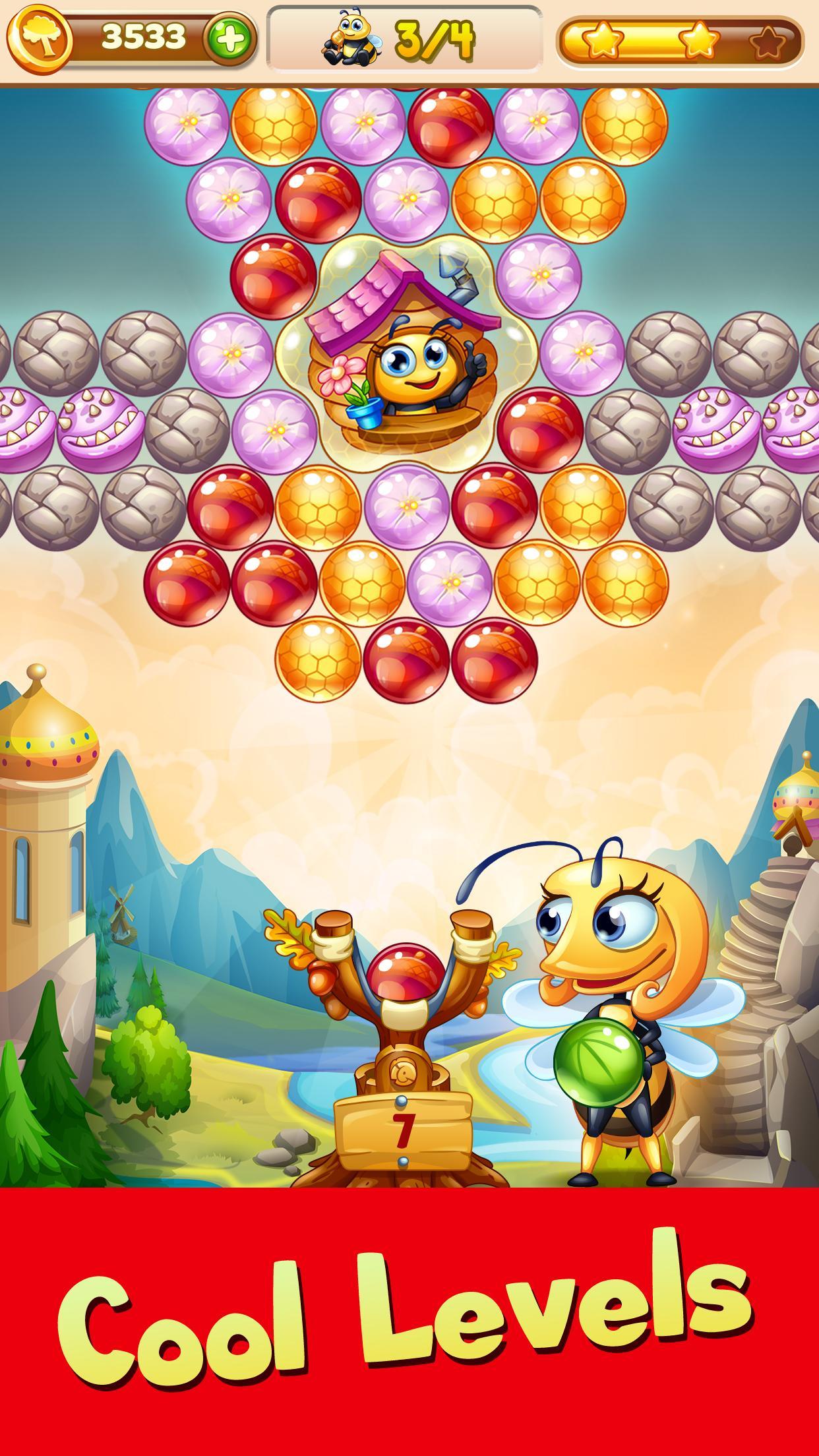 Forest Rescue: Bubble Pop Game Screenshot