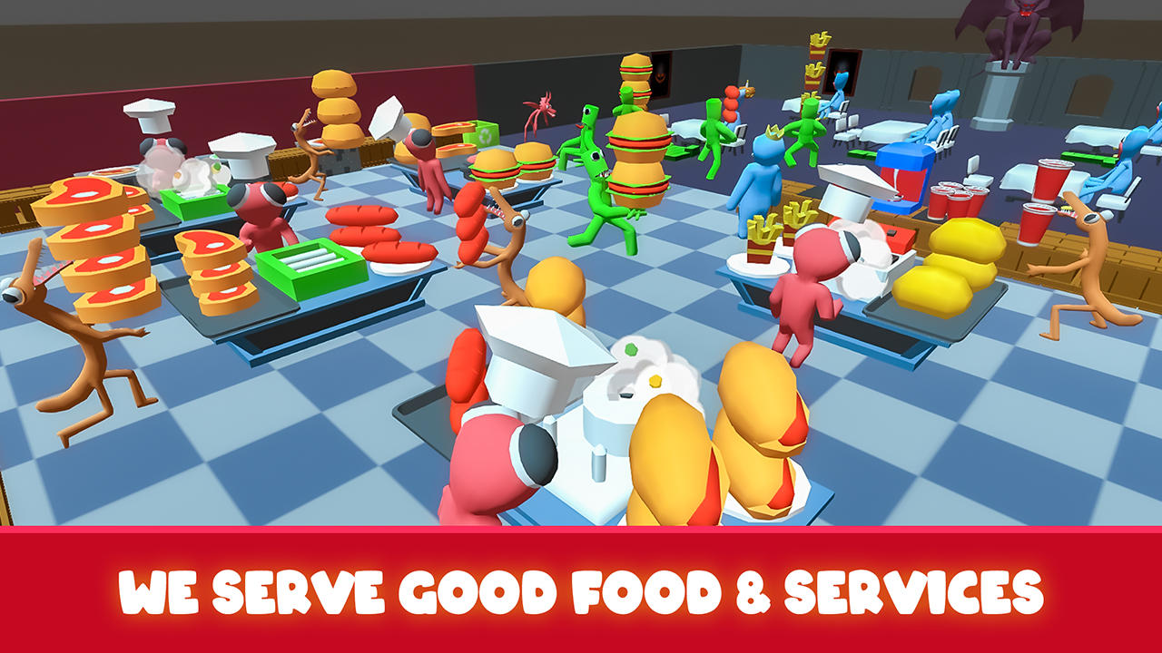 Screenshot of Rainbow Restaurant Cook Tycoon
