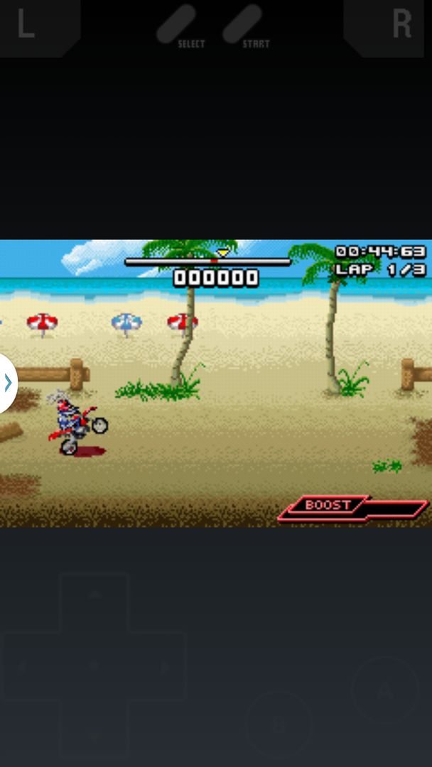 Screenshot of GBA Emulator
