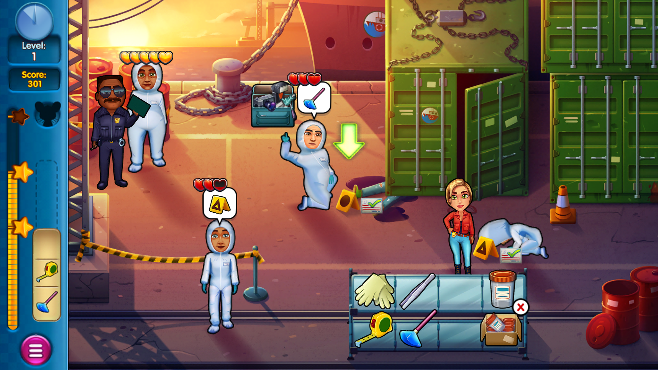 Parker & Lane Criminal Justice Game Screenshot