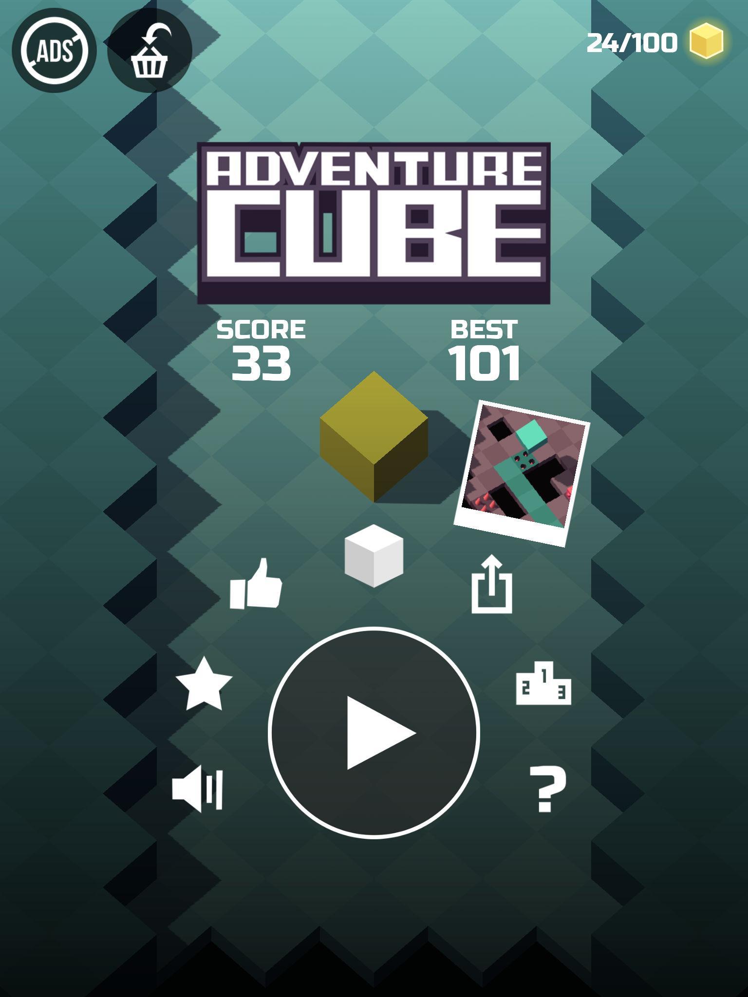 Adventure Cube ゲームのスクリーンショット
