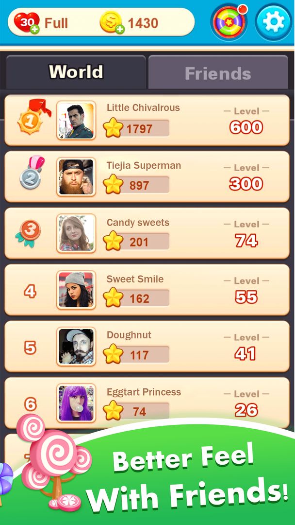 Sweet Candy Fever-Free Match 3 Puzzle game遊戲截圖
