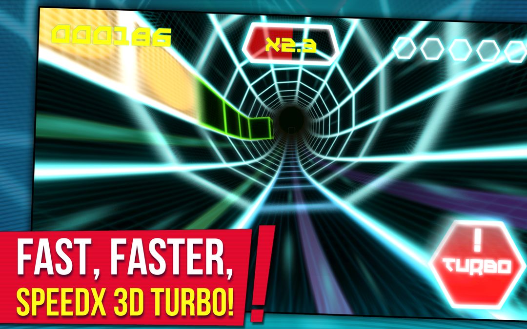 SpeedX 3D Turbo screenshot game