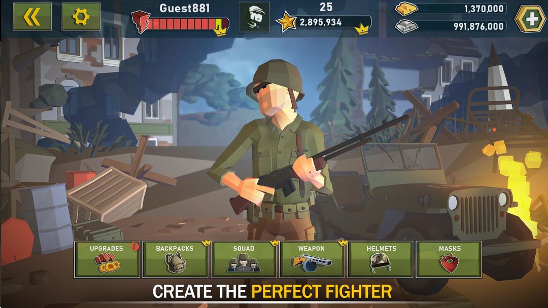 War Ops: WW2 Online Army Games ภาพหน้าจอเกม