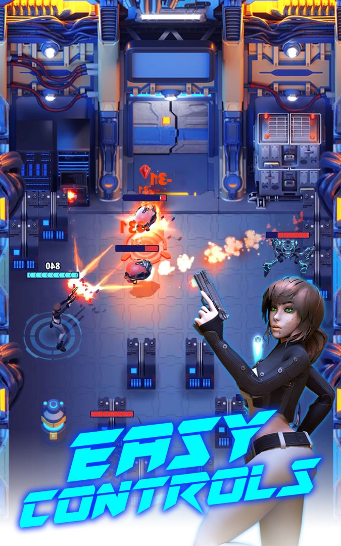 Cyberpunk Hero: Epic Roguelike screenshot game
