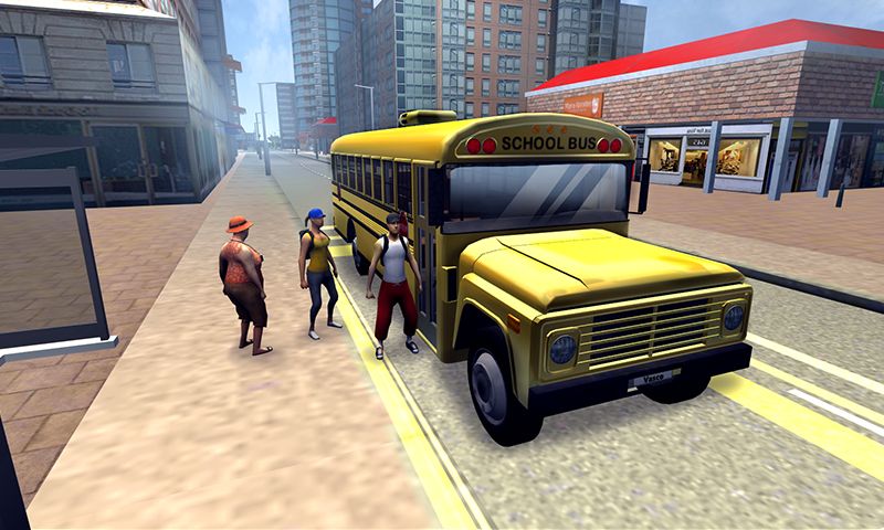 Schoolbus Simulator 2016 게임 스크린 샷