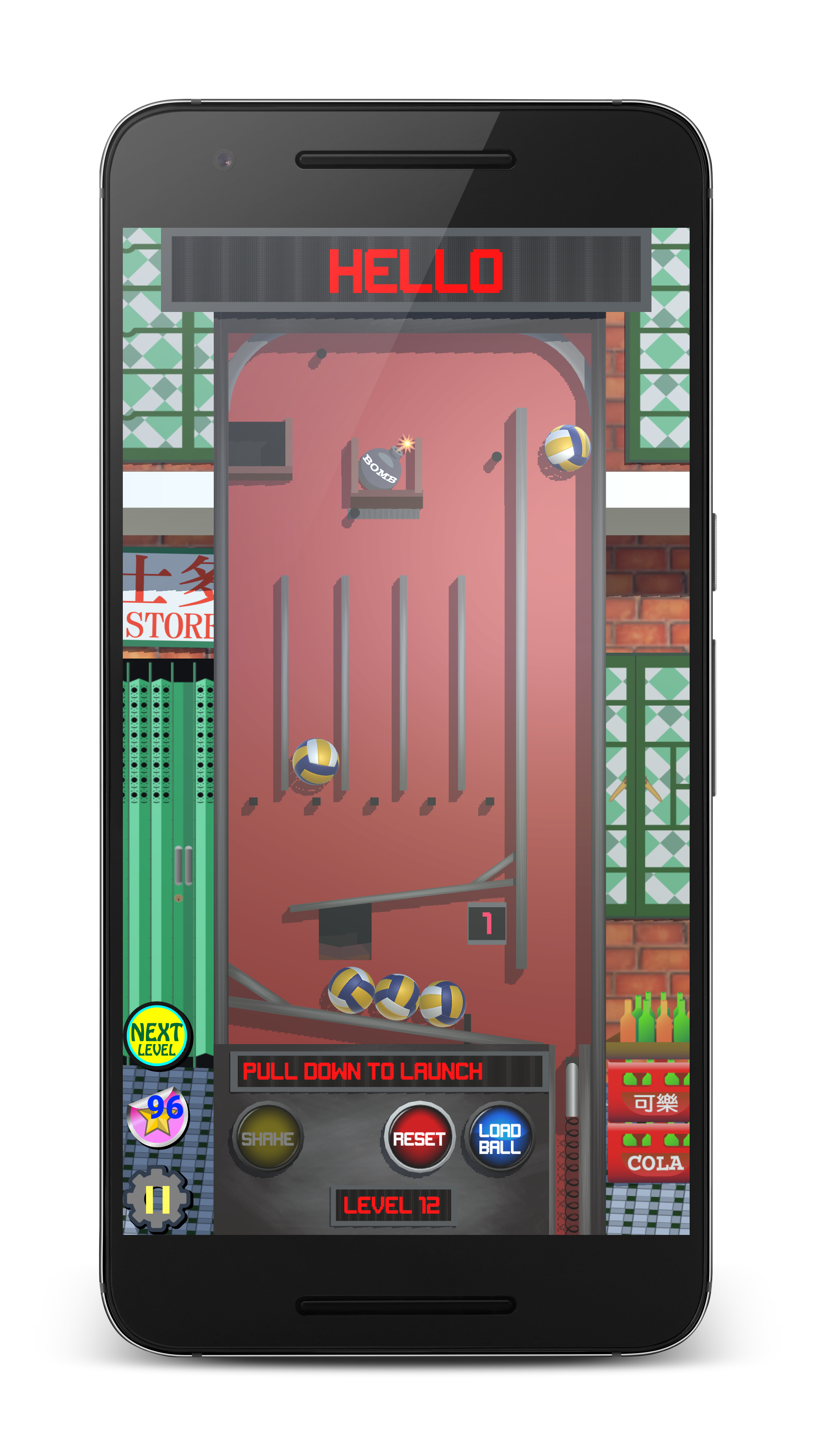 Pinball PingPong Game Screenshot