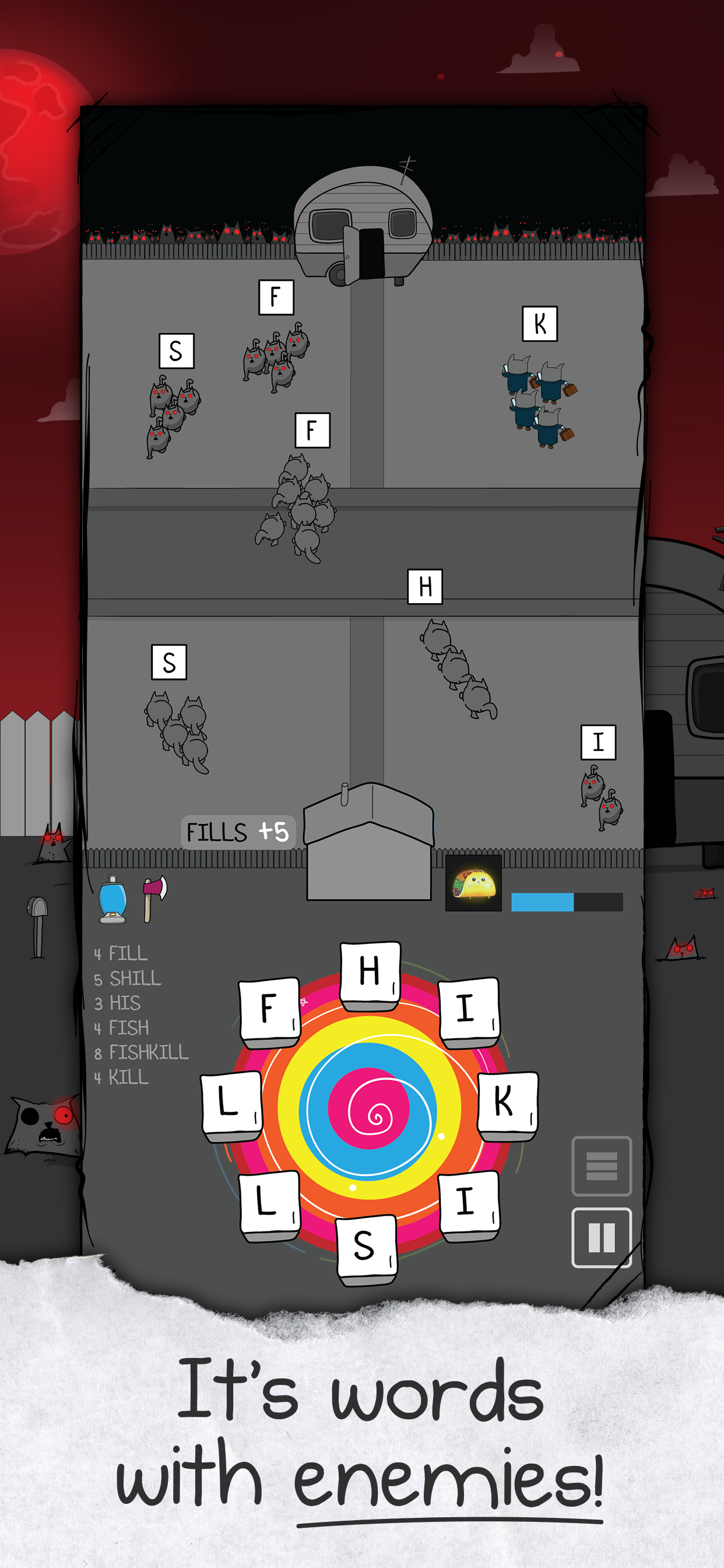 Kitty Letter Game Screenshot