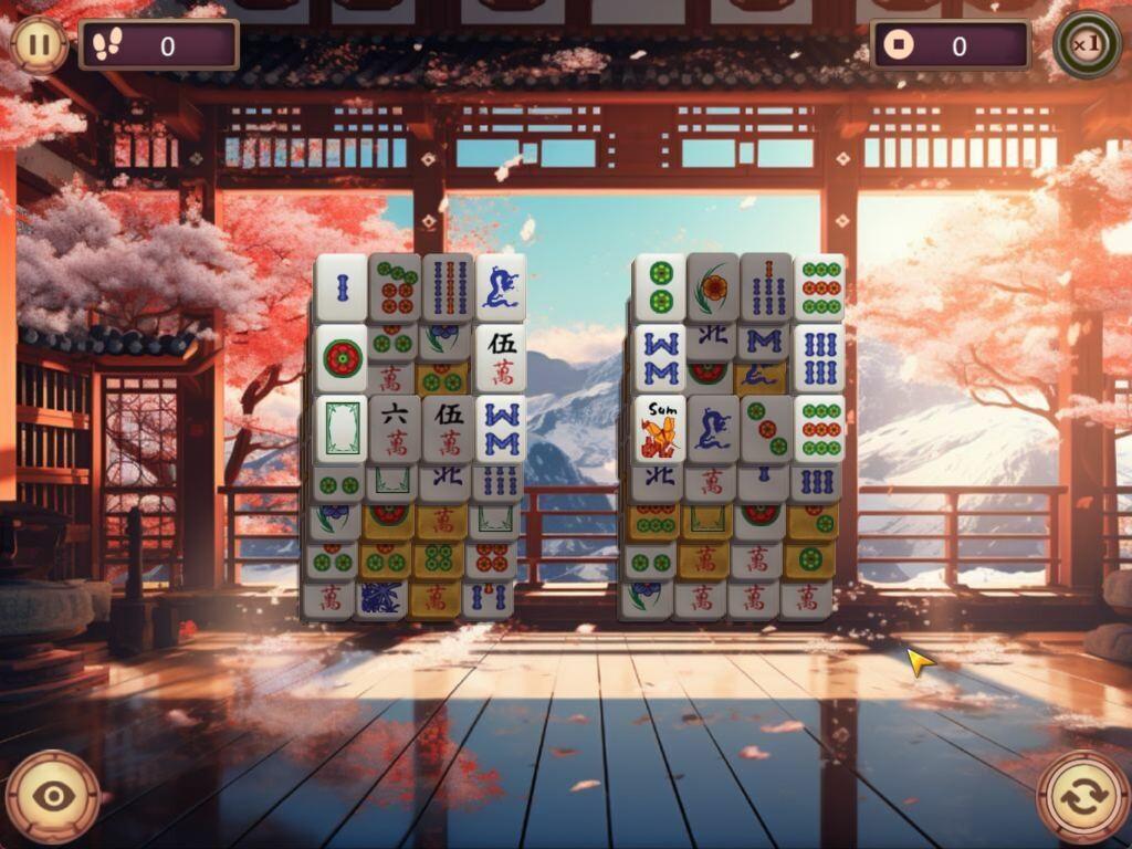 Cuplikan Layar Game Rising Sun Mahjong