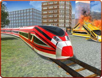 Скриншот игры Impossible Bullet Train Drive : Subway On Rails 3D