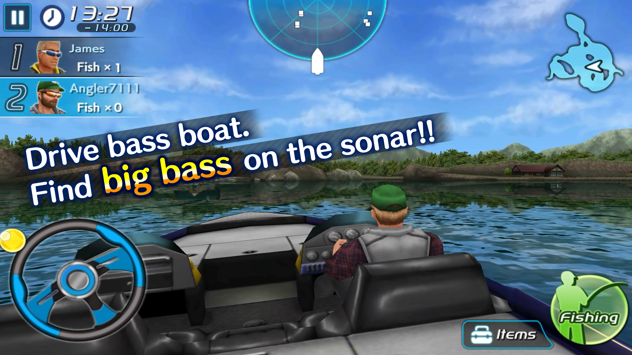 Bass Fishing 3D II Game Screenshot