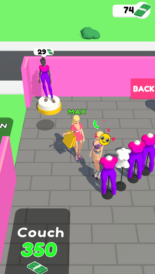 Screenshot of Draw Dress!