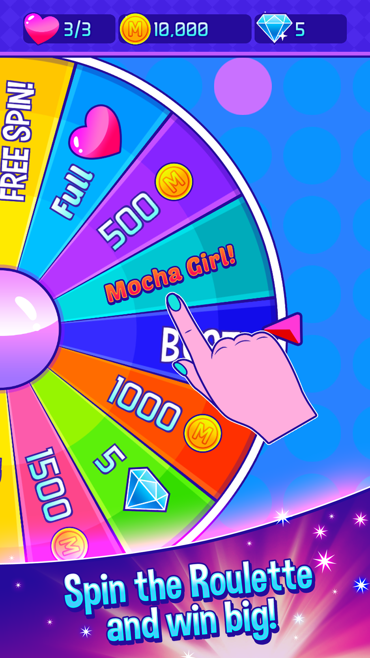 Cuplikan Layar Game Mocha Girls