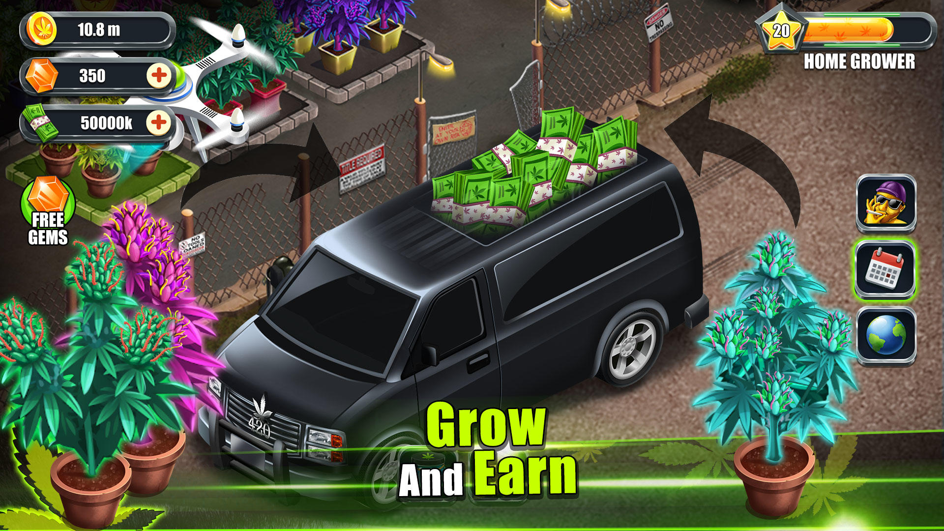 Weed Farm - Idle Tycoon Games遊戲截圖