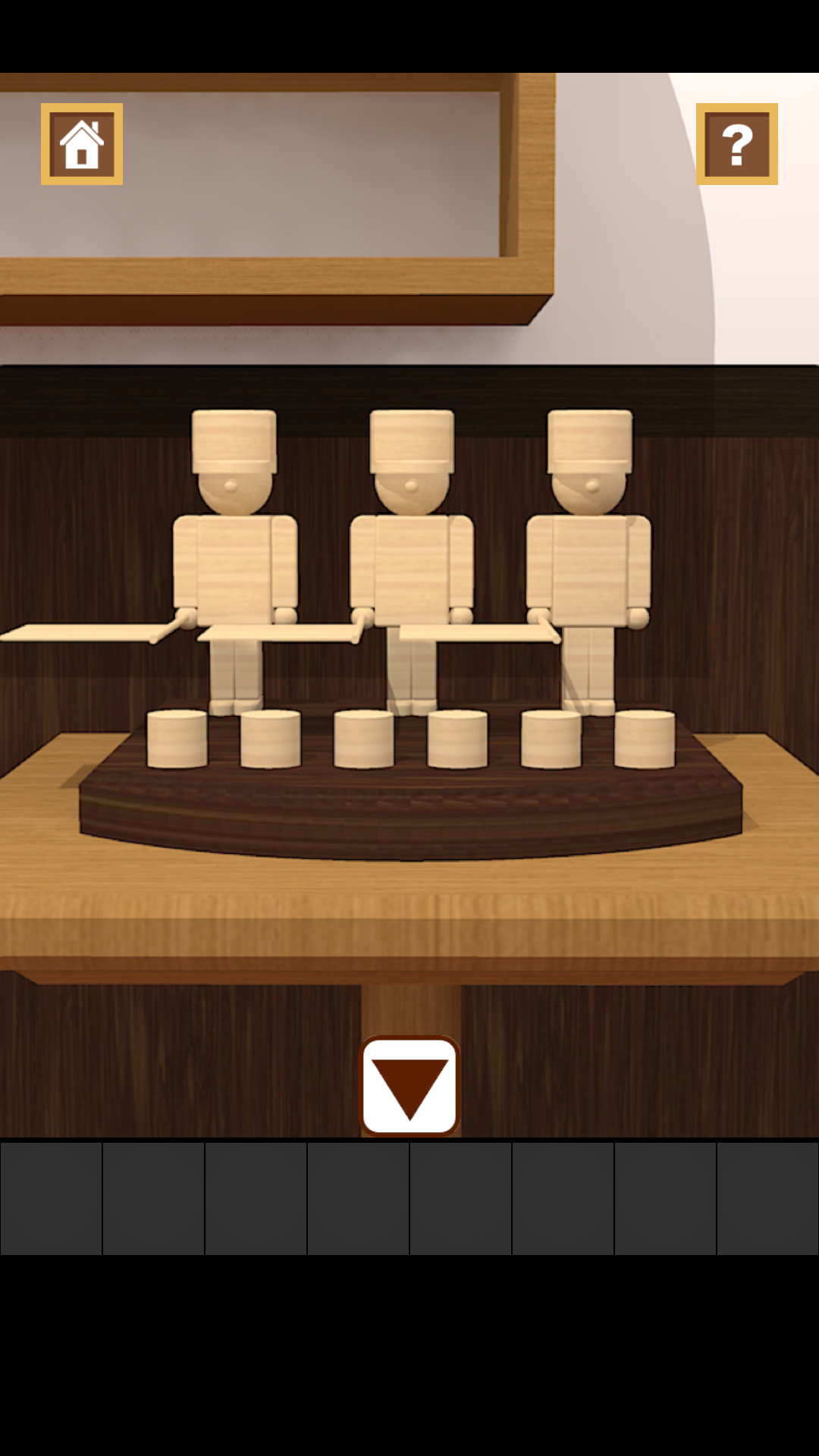 Wooden Toy - room escape game - Game Screenshot