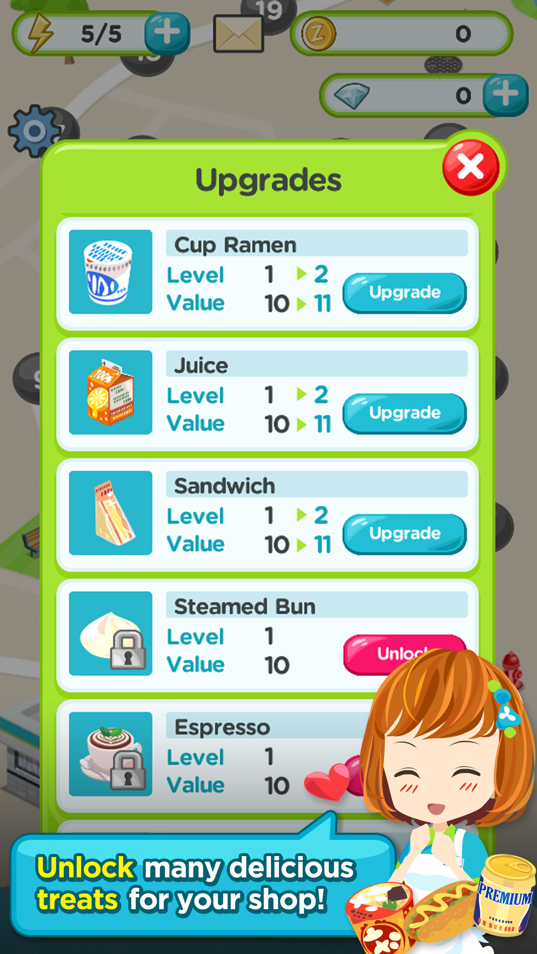 Konbini Story Game Screenshot