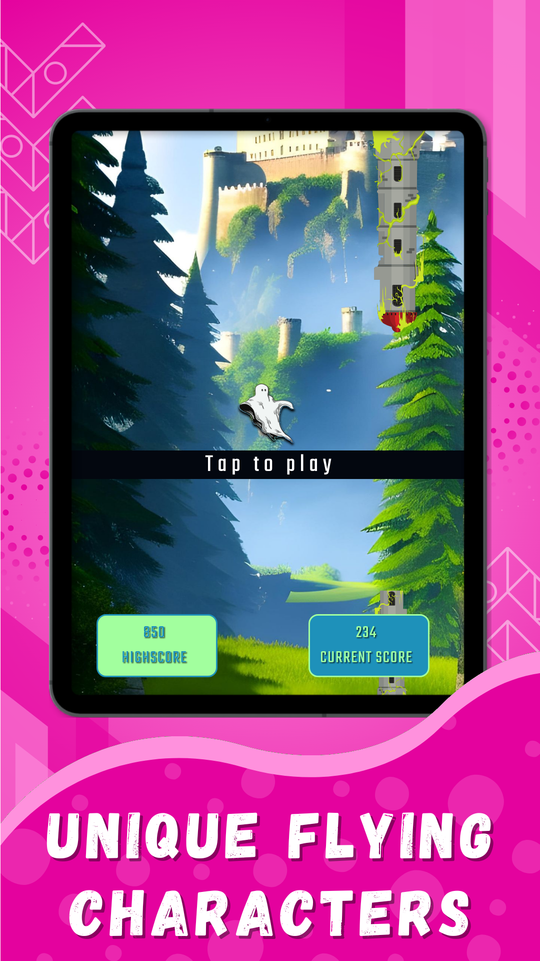 Bingo Spooky Flappy Game Screenshot