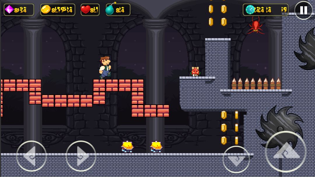 Screenshot of Super Pep's World - Run Game