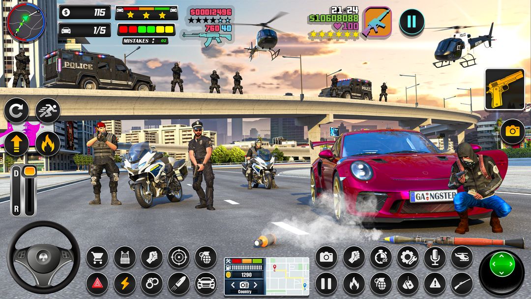 Bike Chase 3D Police Car Games ภาพหน้าจอเกม