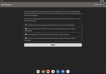 Cuplikan Layar Game Honor Bound