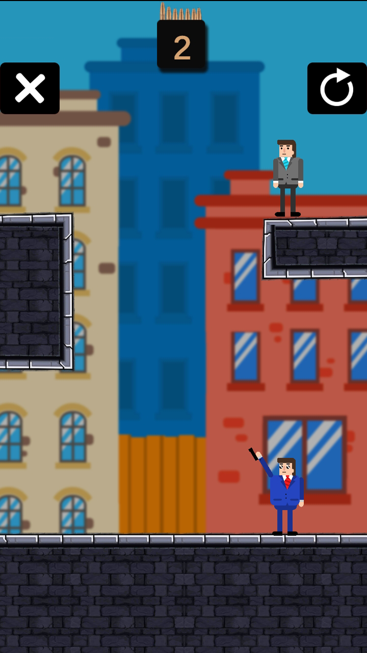 Mr Bullet. Game Screenshot