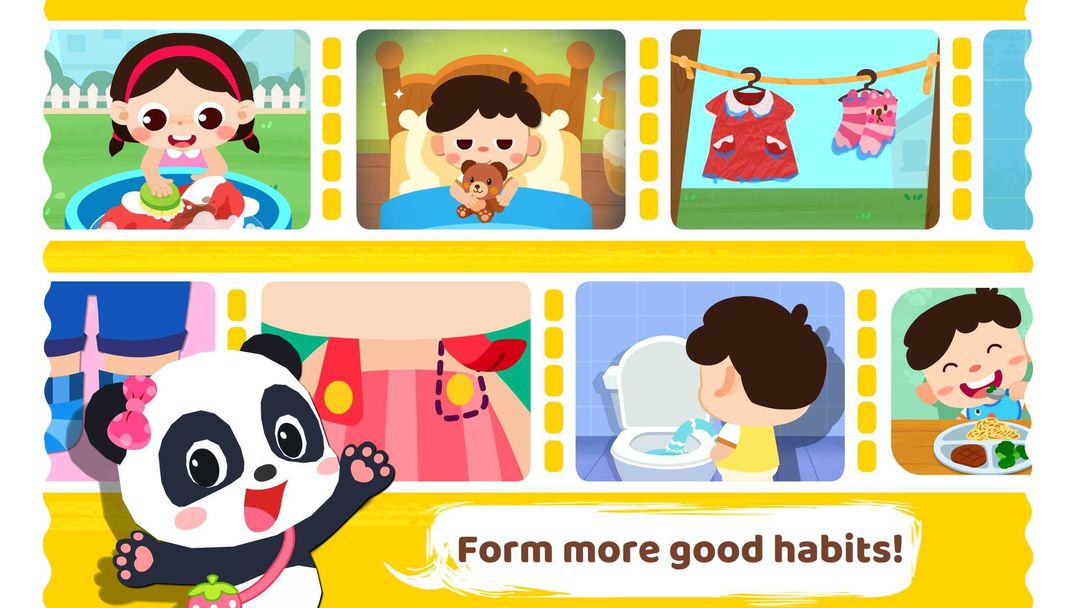 Baby Panda's Daily Habits ภาพหน้าจอเกม