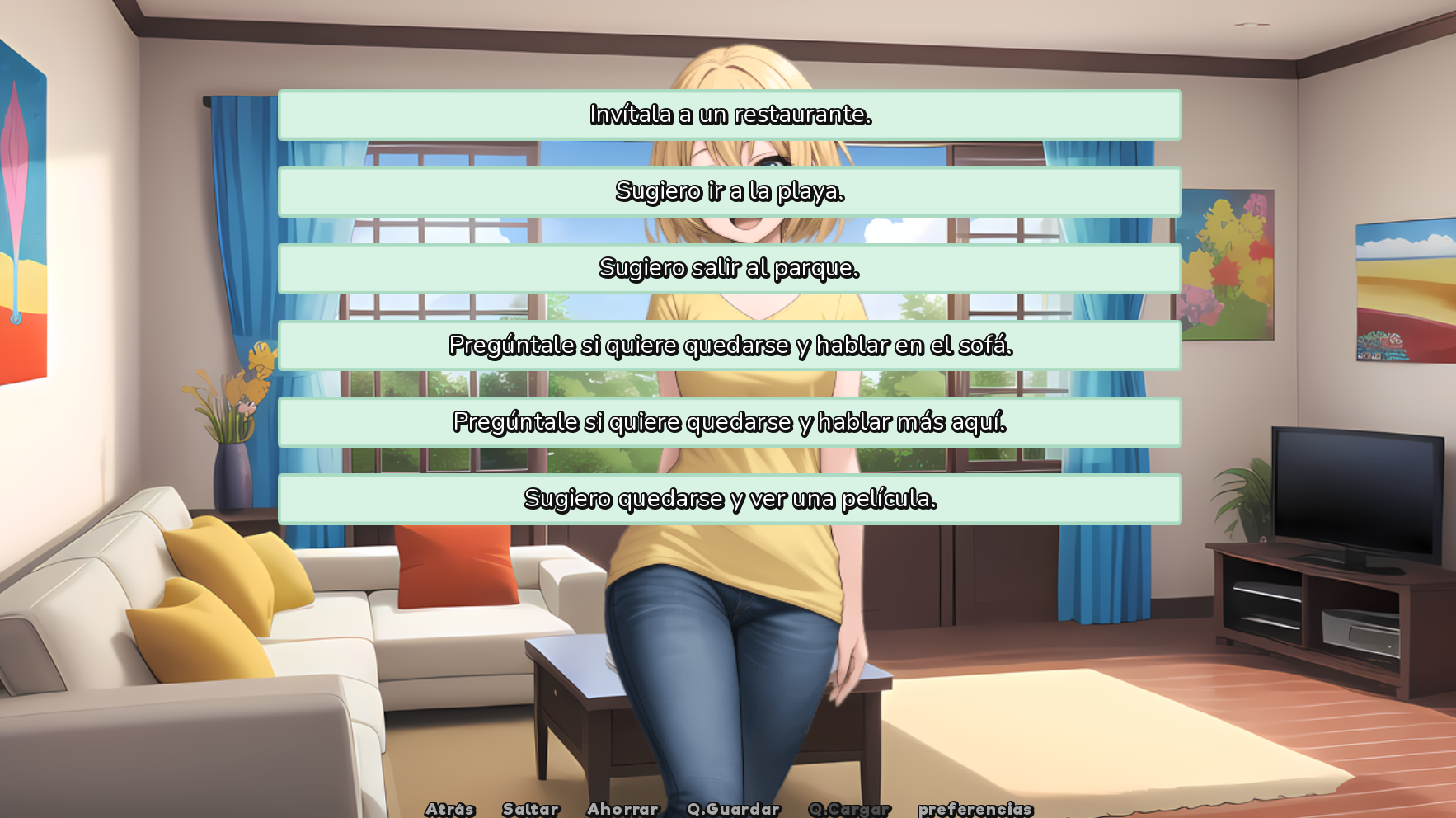 Screenshot of EMILY (Novela Visual +18)