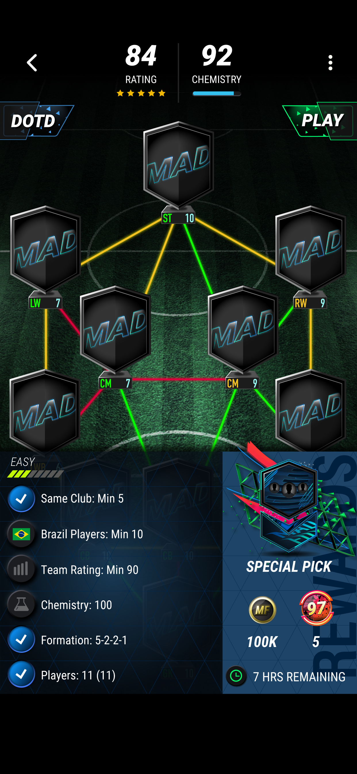 Screenshot of MADFUT 24
