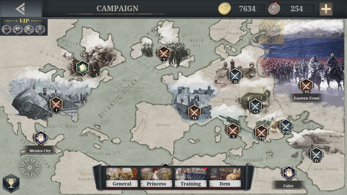 Screenshot of European War 6: 1914