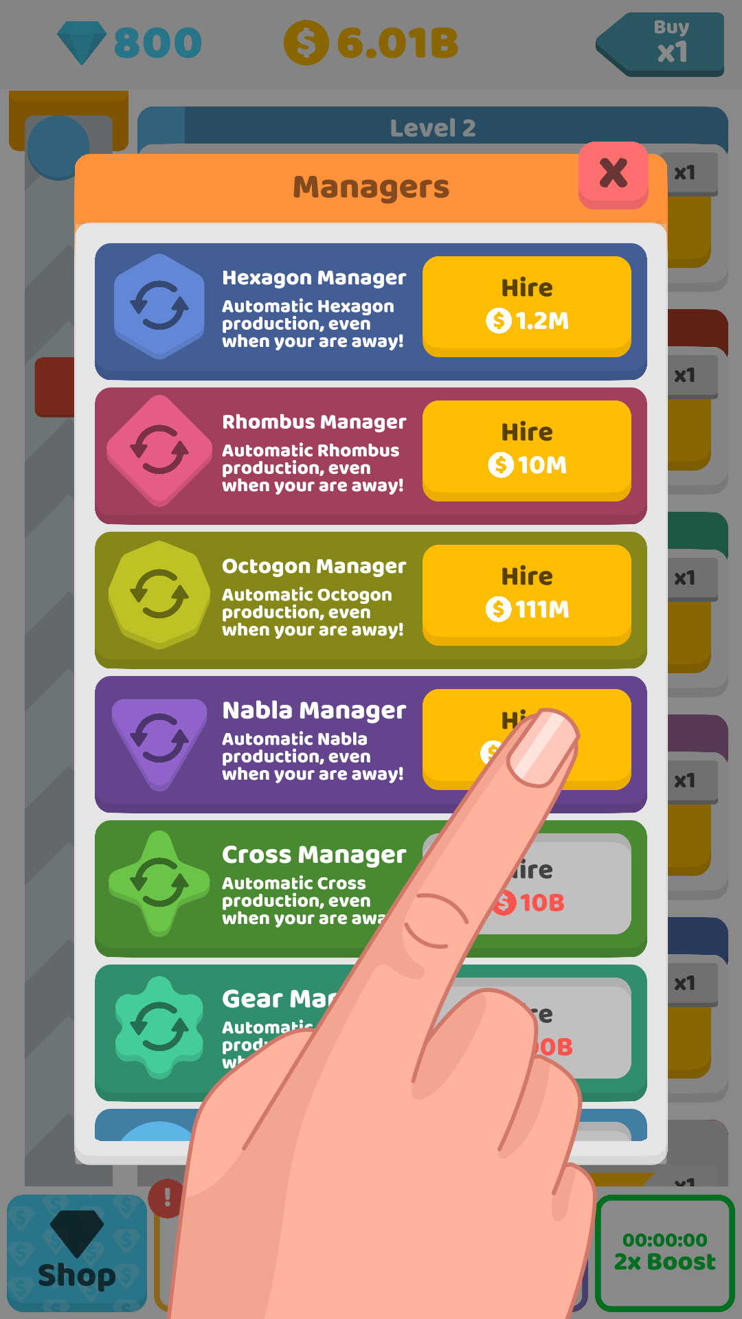 Idle Shapes ภาพหน้าจอเกม