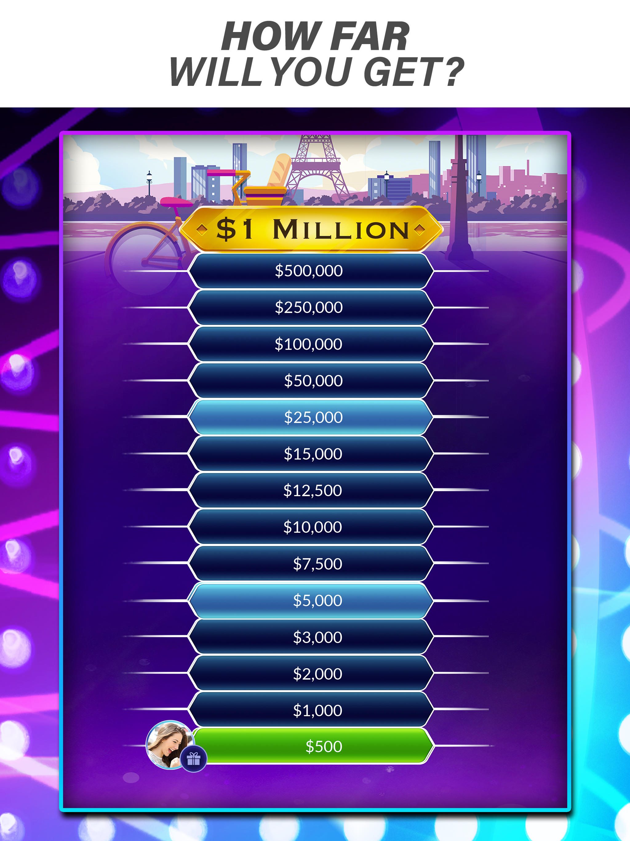 Official Millionaire Game Game Screenshot