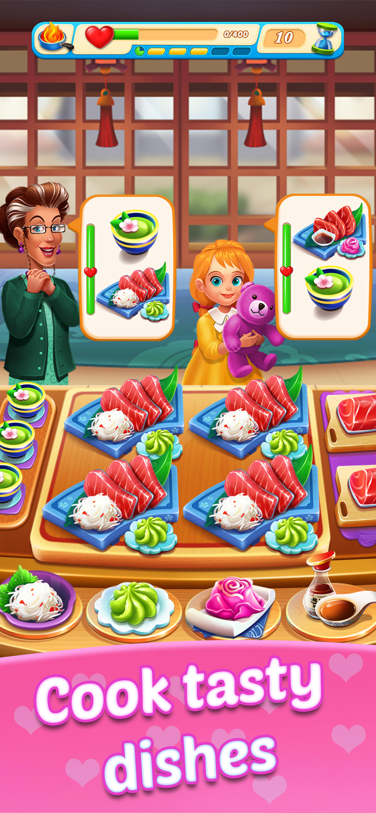 Screenshot of Cooking Kawaii - cooking games