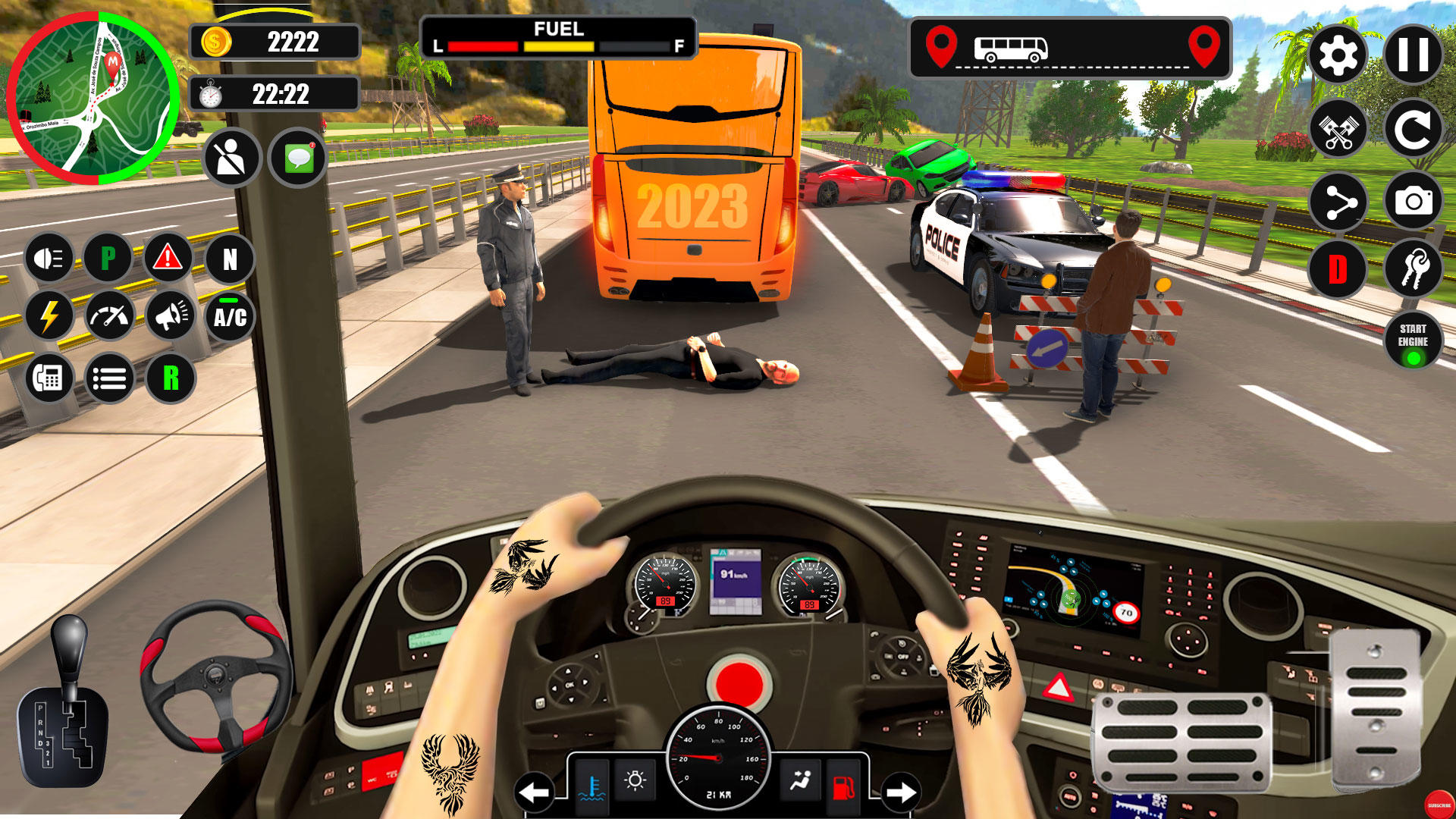 Screenshot of US City Bus Simulator Bus Game
