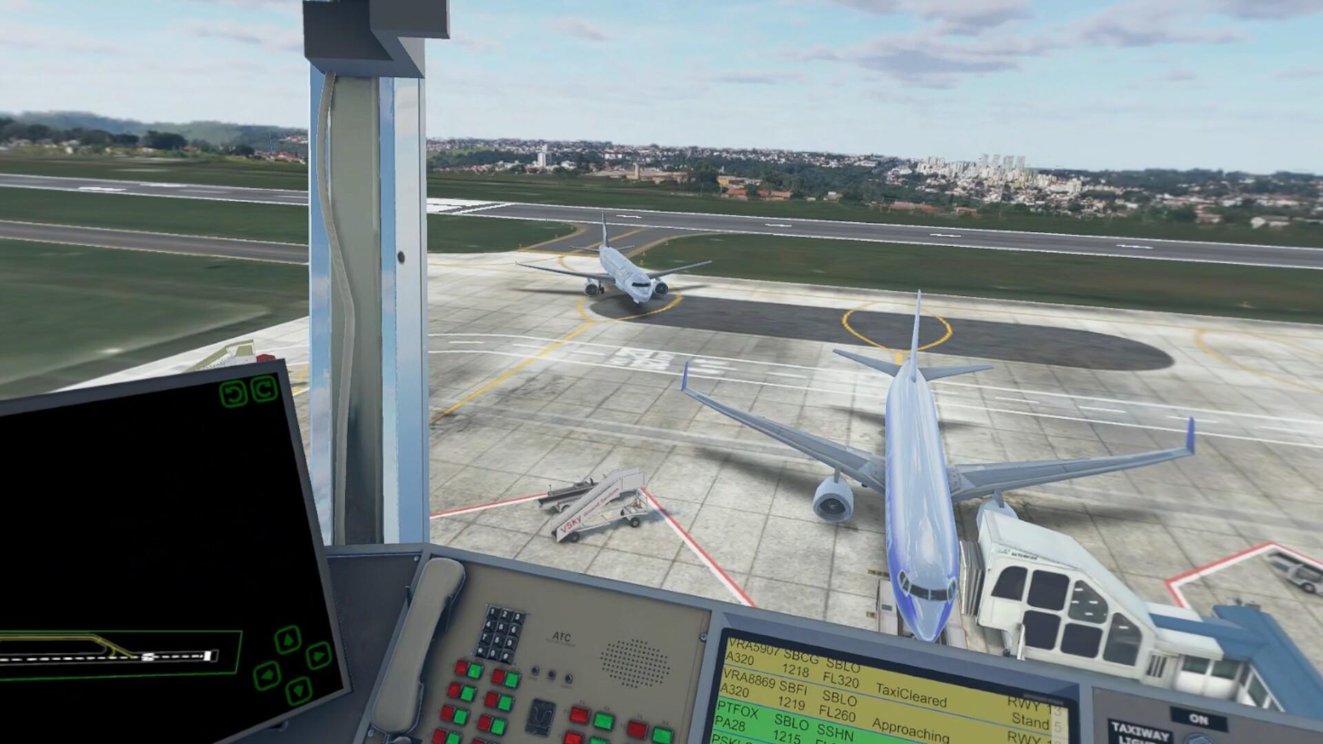 Cuplikan Layar Game V-Air Traffic Control
