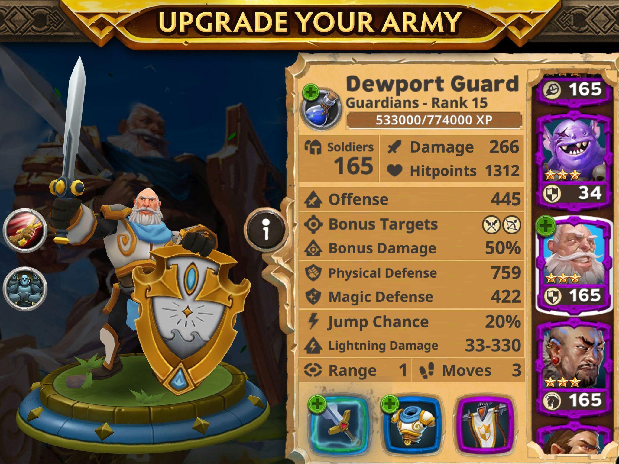 Warlords of Aternum Game Screenshot