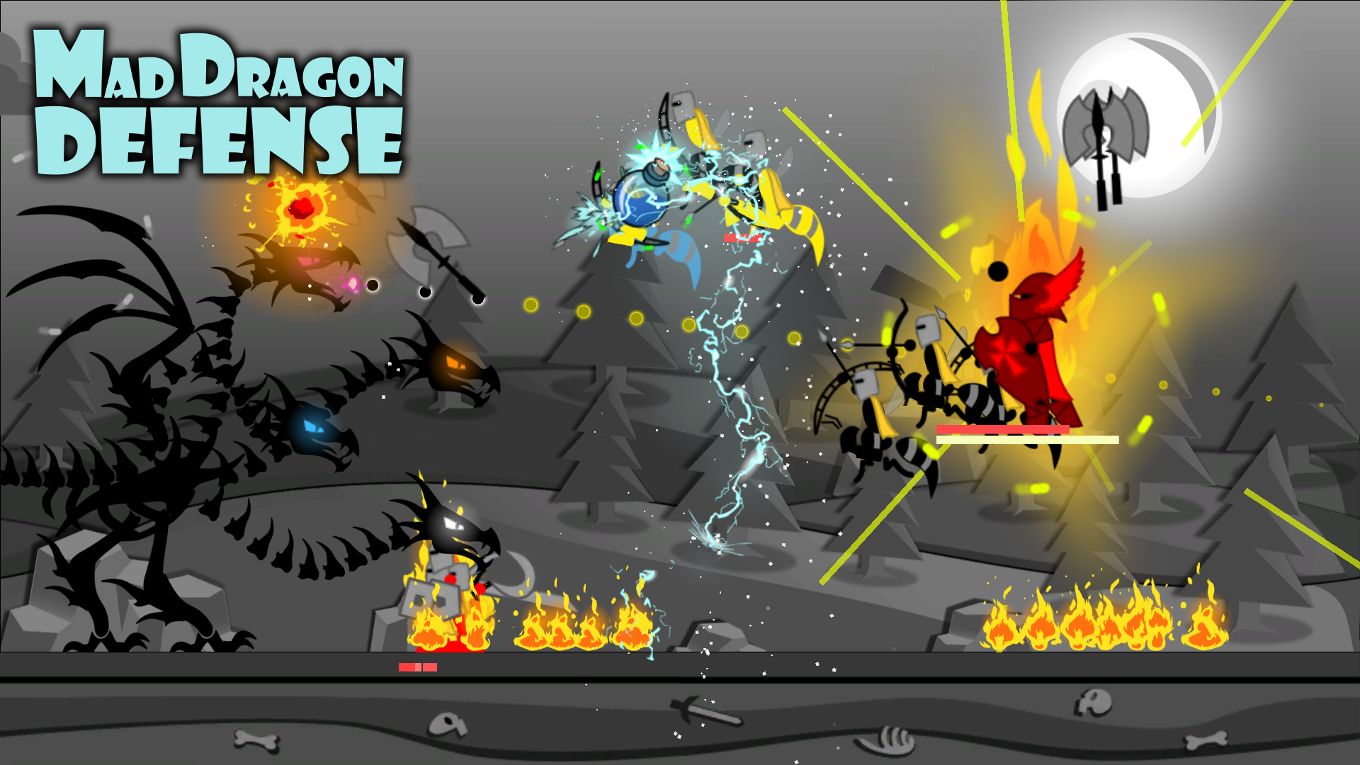 Mad Dragon Defense Game Screenshot