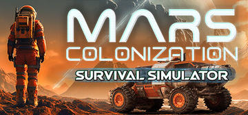 Banner of Mars Colonization.Survival Simulator 
