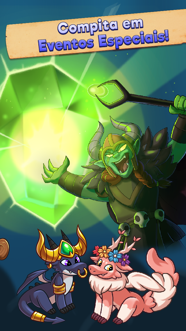 Captura de Tela do Jogo Dragon Idle Adventure