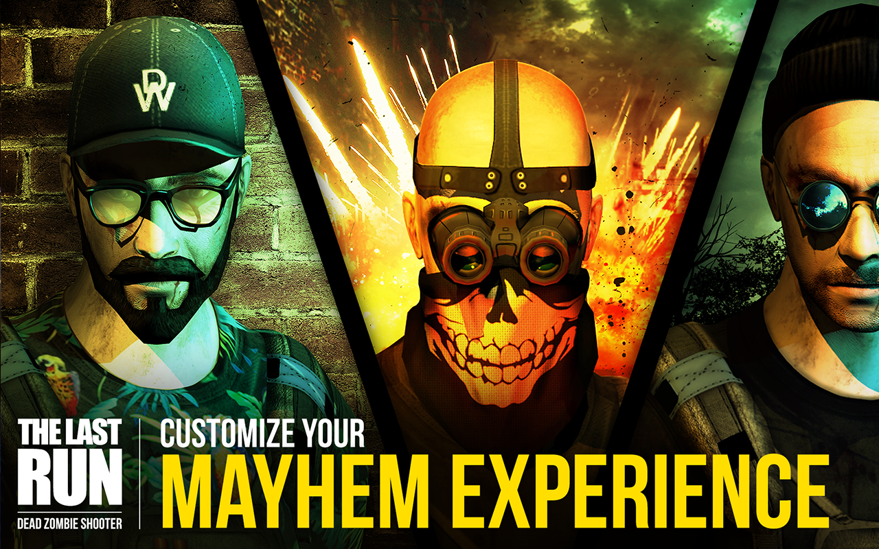 Captura de Tela do Jogo Last Run: Dead Zombie Shooter