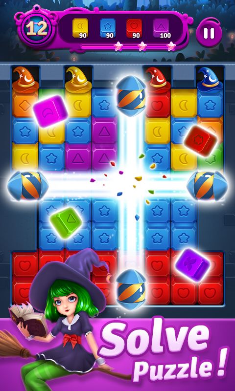 Magic Blast - Cube Puzzle Game ภาพหน้าจอเกม