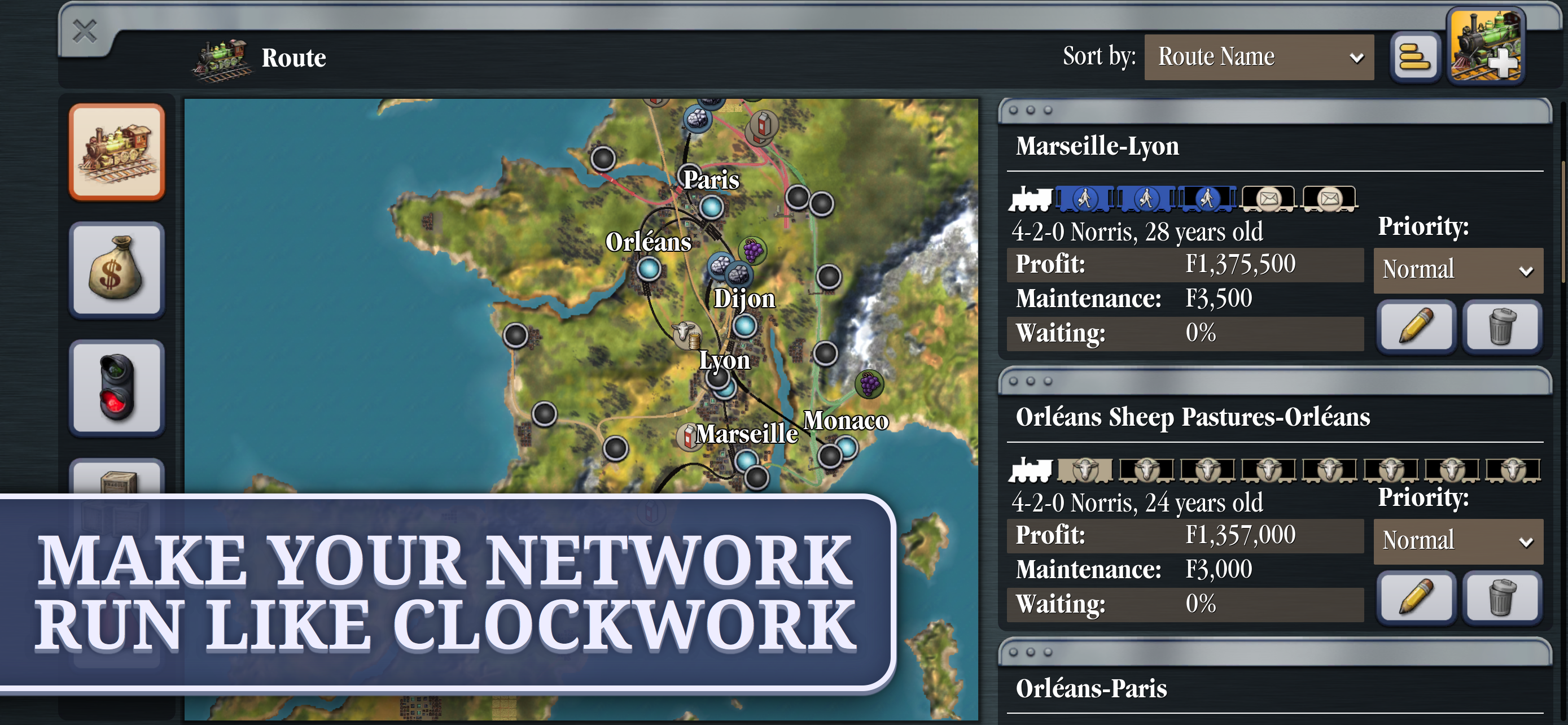 Sid Meier's Railroads! Game Screenshot