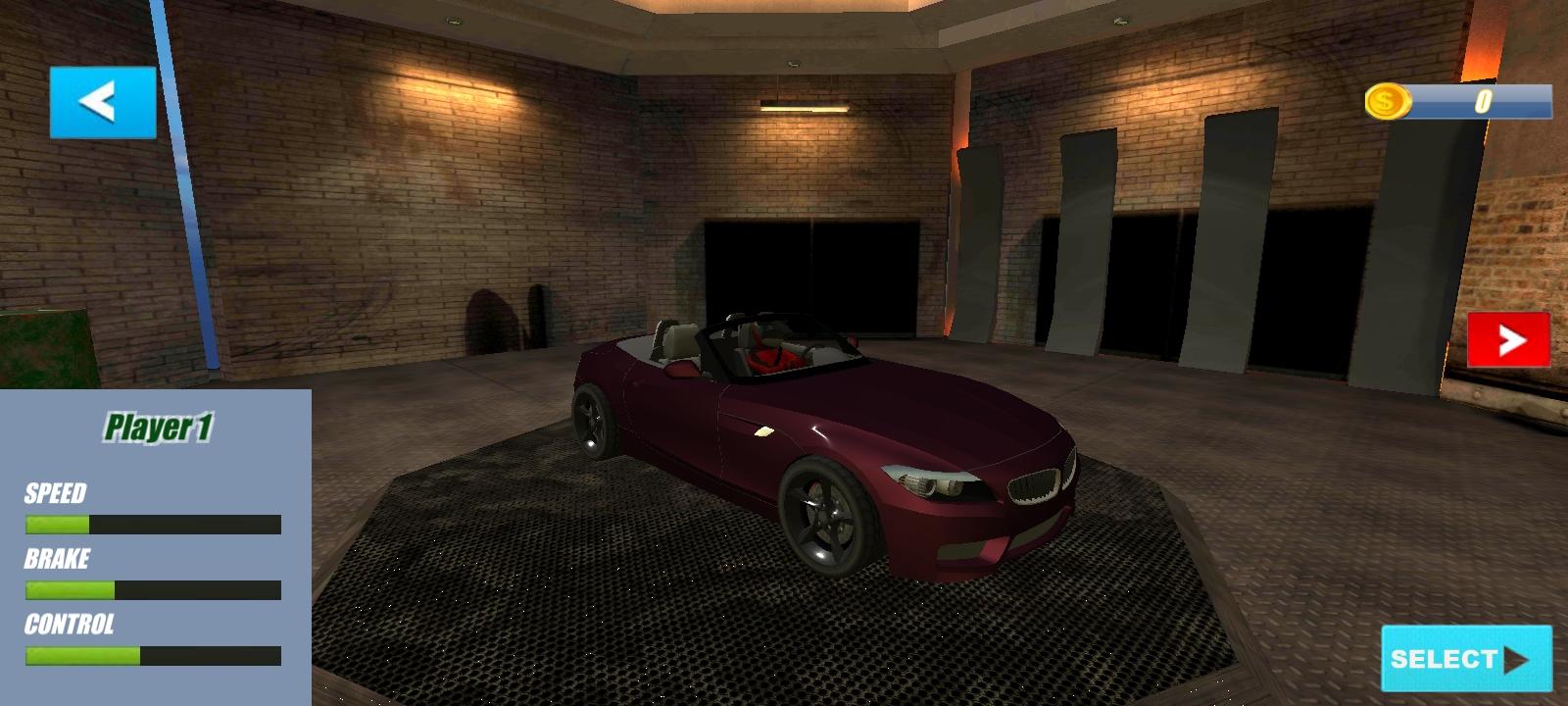 GTR Parking Simulator Game Screenshot