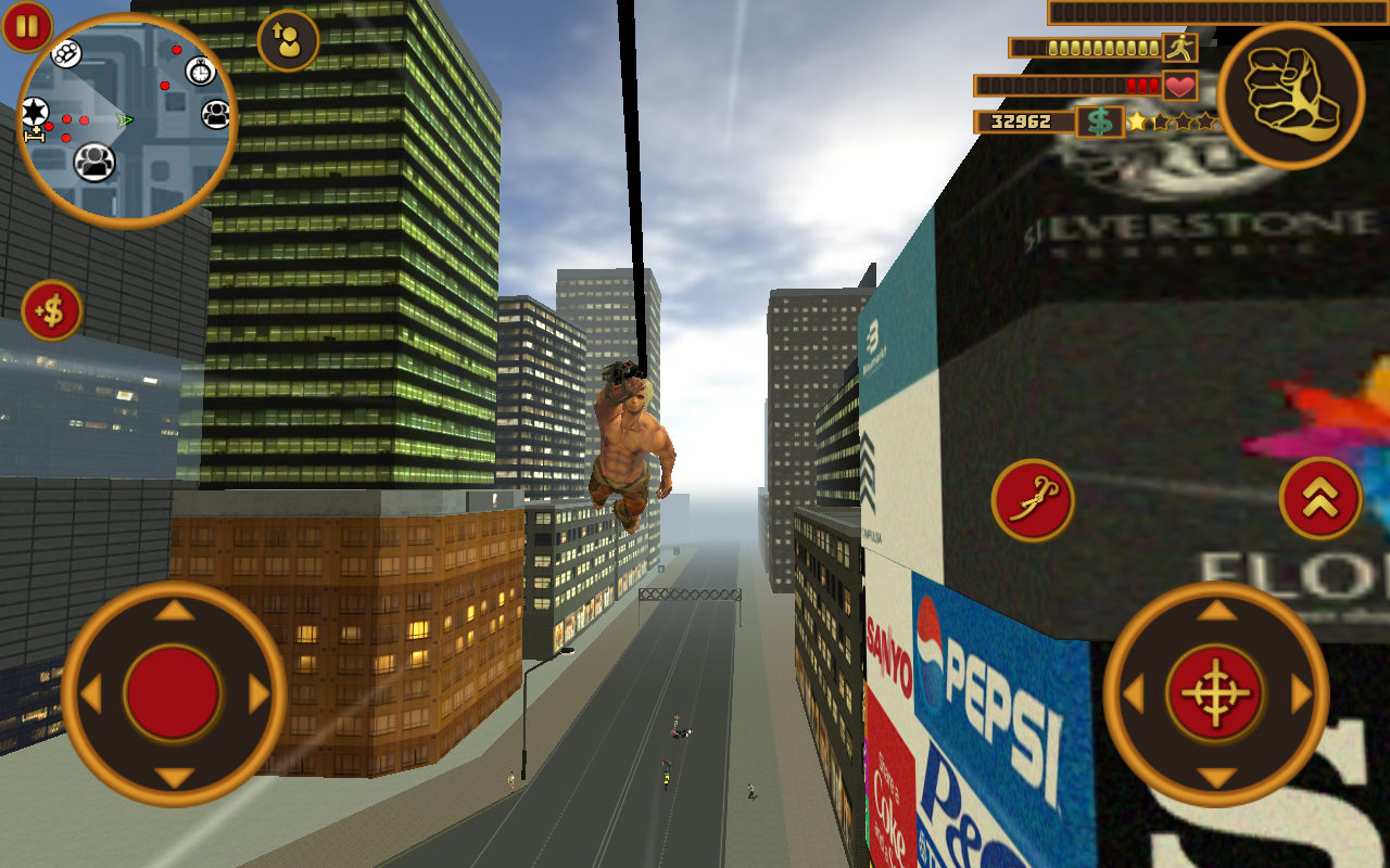Rope Hero Rise of the Machines Game Screenshot
