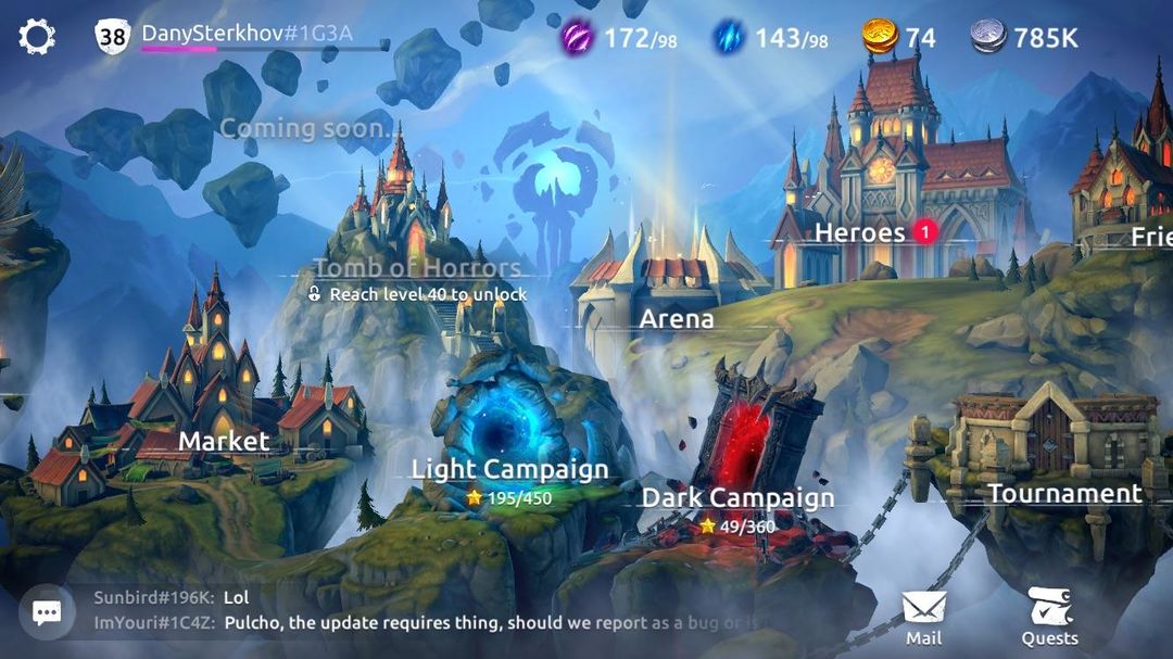 Screenshot of Age of Magic