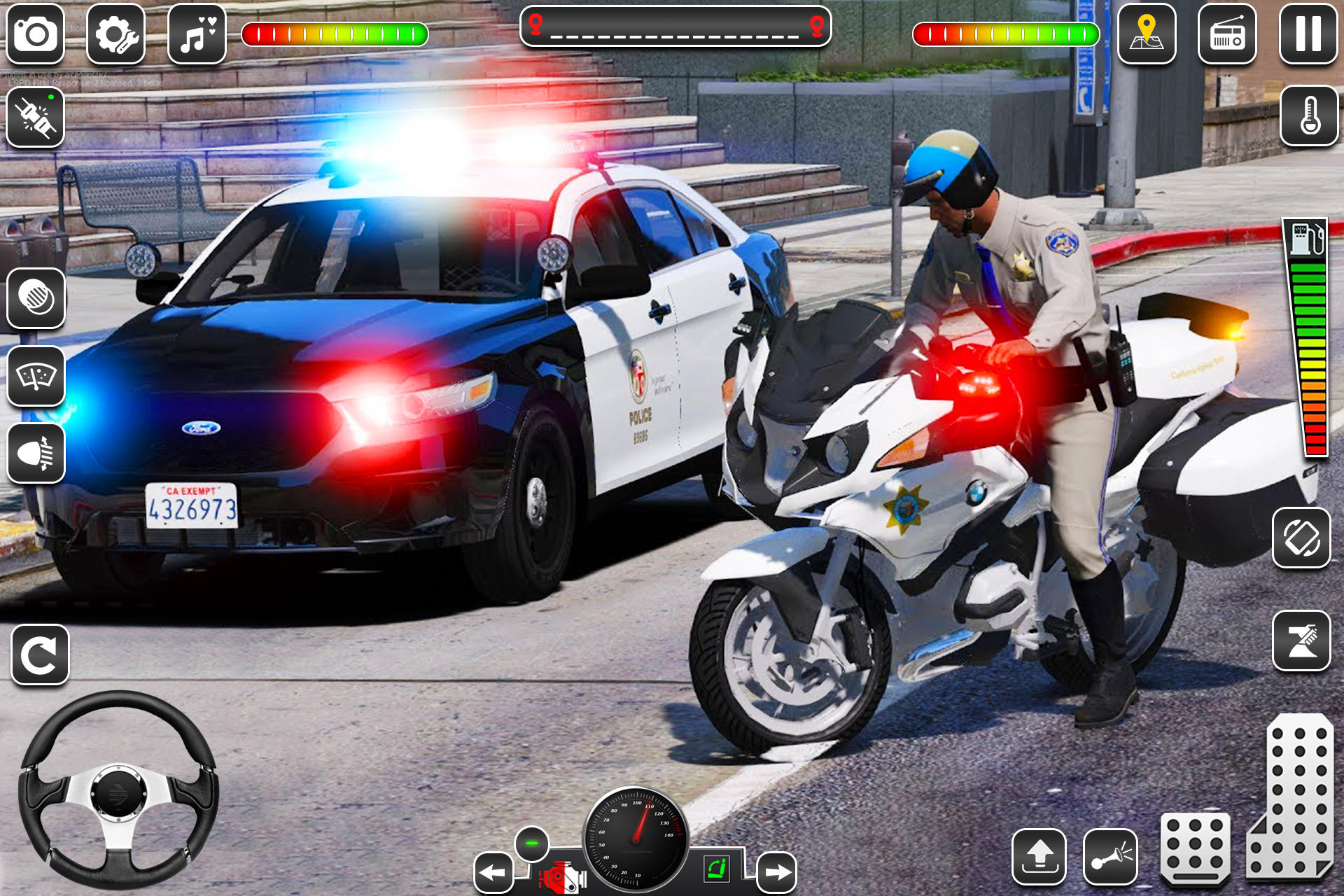 Screenshot 3 of Police Moto Bike Cop Games 3d 