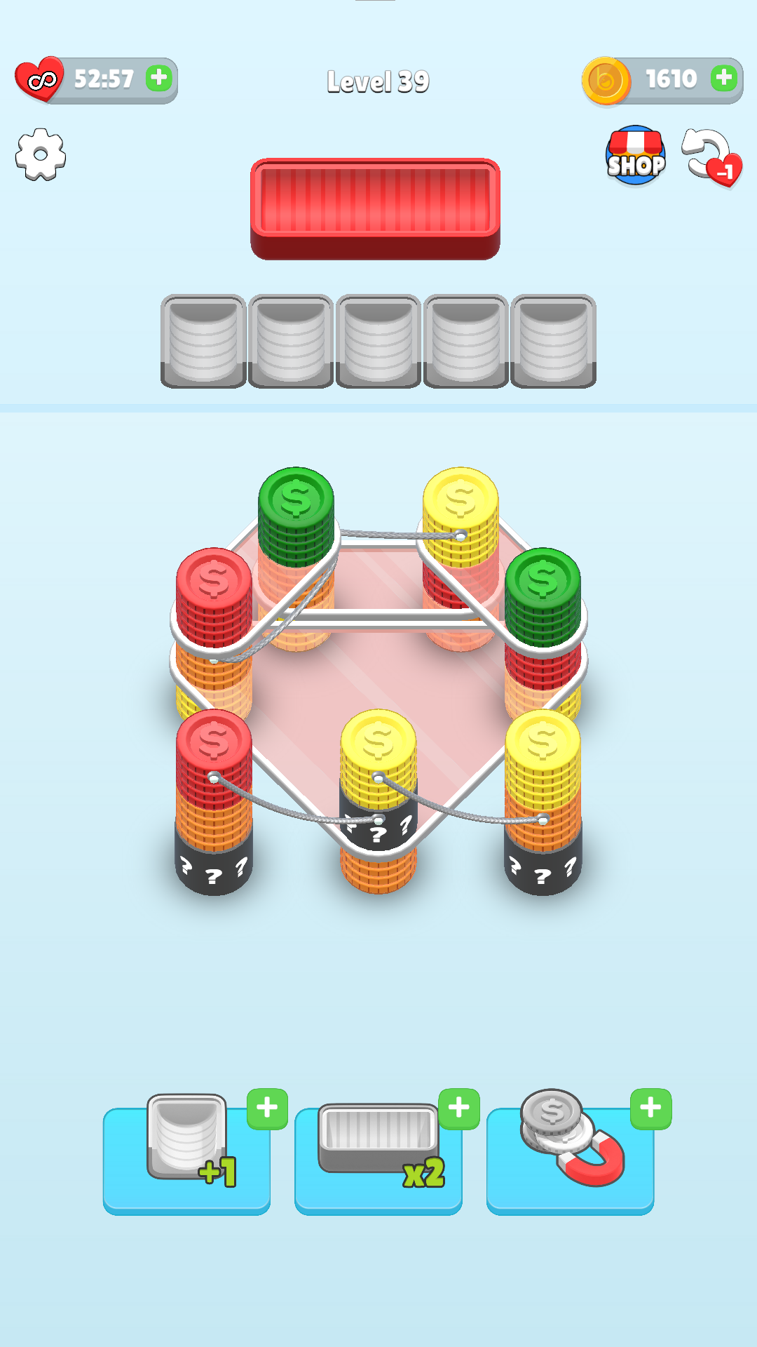 Coin Pile 3D Game Screenshot