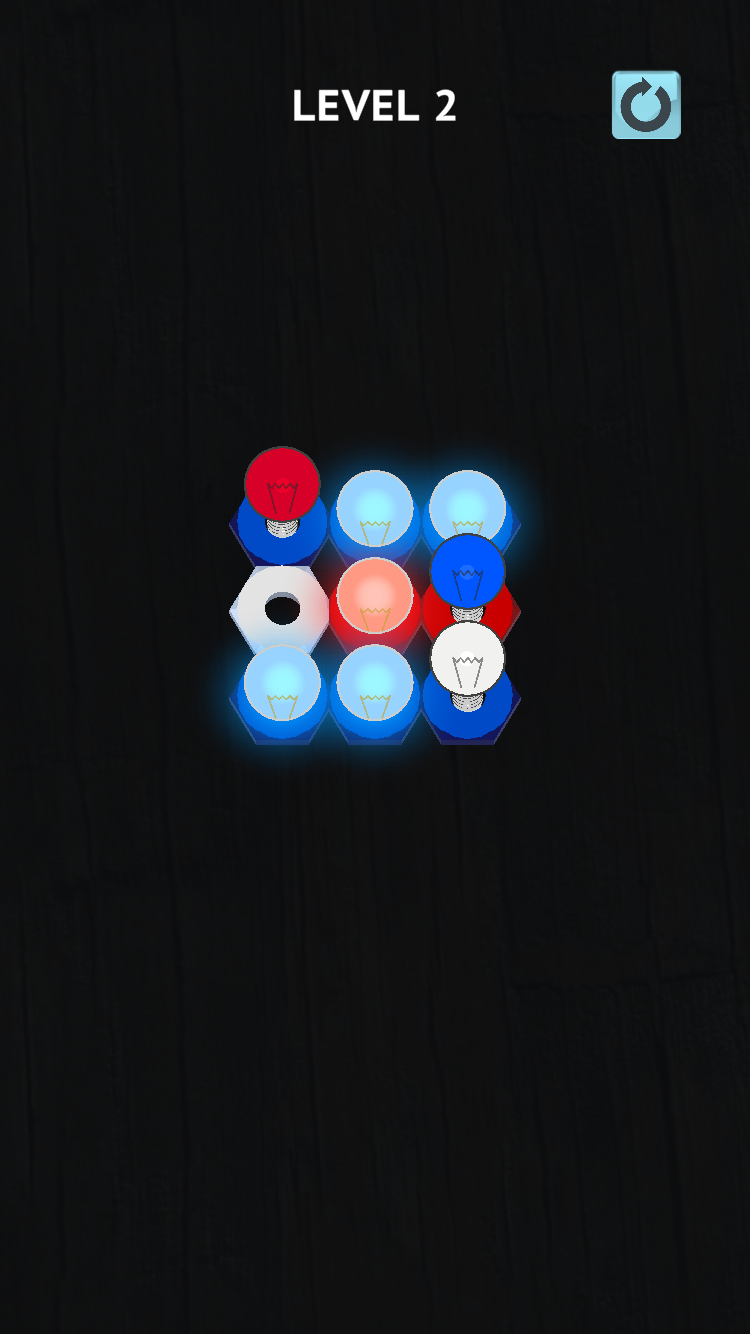 Light n Bulb Sort Game Screenshot