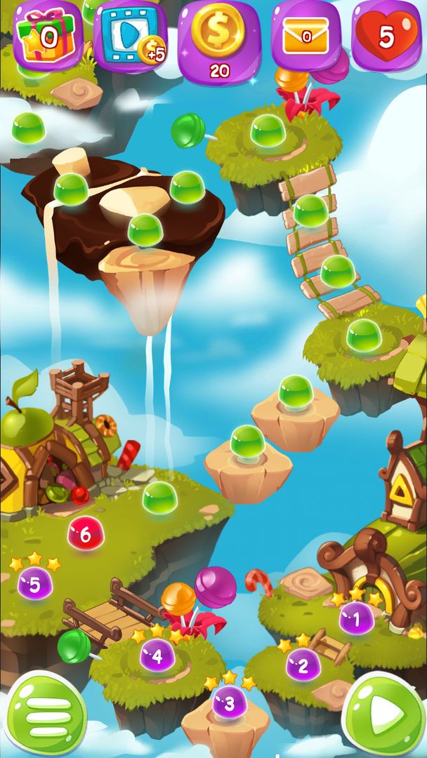 과일 잼 스플래쉬 : 사탕 경기 게임 스크린 샷